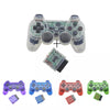 Transparent Color Bluetooth Wireless Gamepad Controller For Sony PS2