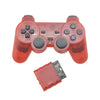 Transparent Color Bluetooth Wireless Gamepad Controller For Sony PS2
