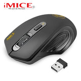 Silent Ergonomic Wireless Mouse USB Computer Mouse
