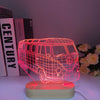 3D School Bus LED Lamp