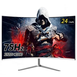 GYFOMA 24 inch Curved LCD Monitor